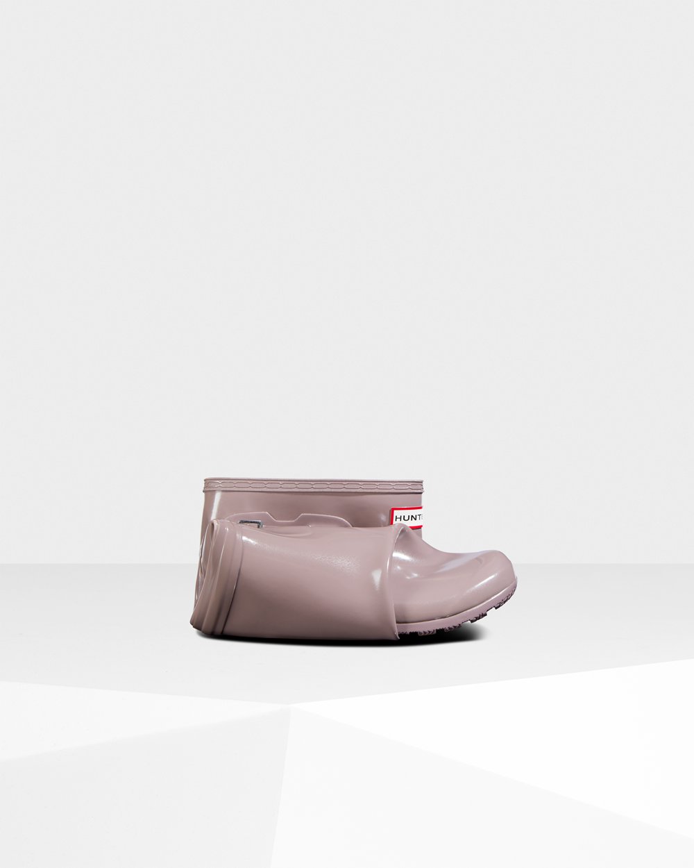 Botas De Cortas Hunter Mujer Moradas Original Tour Foldable Gloss 341976-VUG